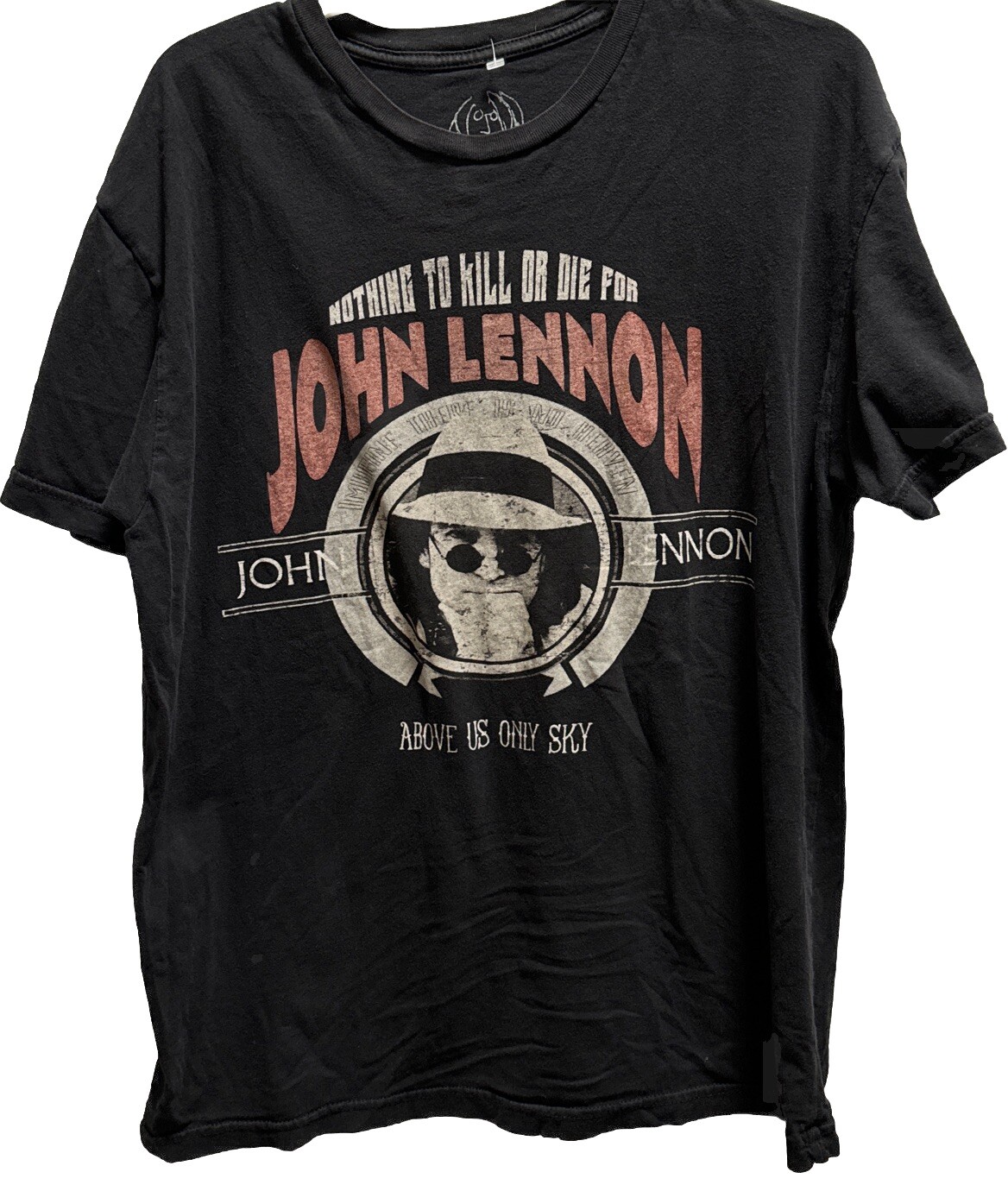 John lennon t shirt large short sleeve adult unisex