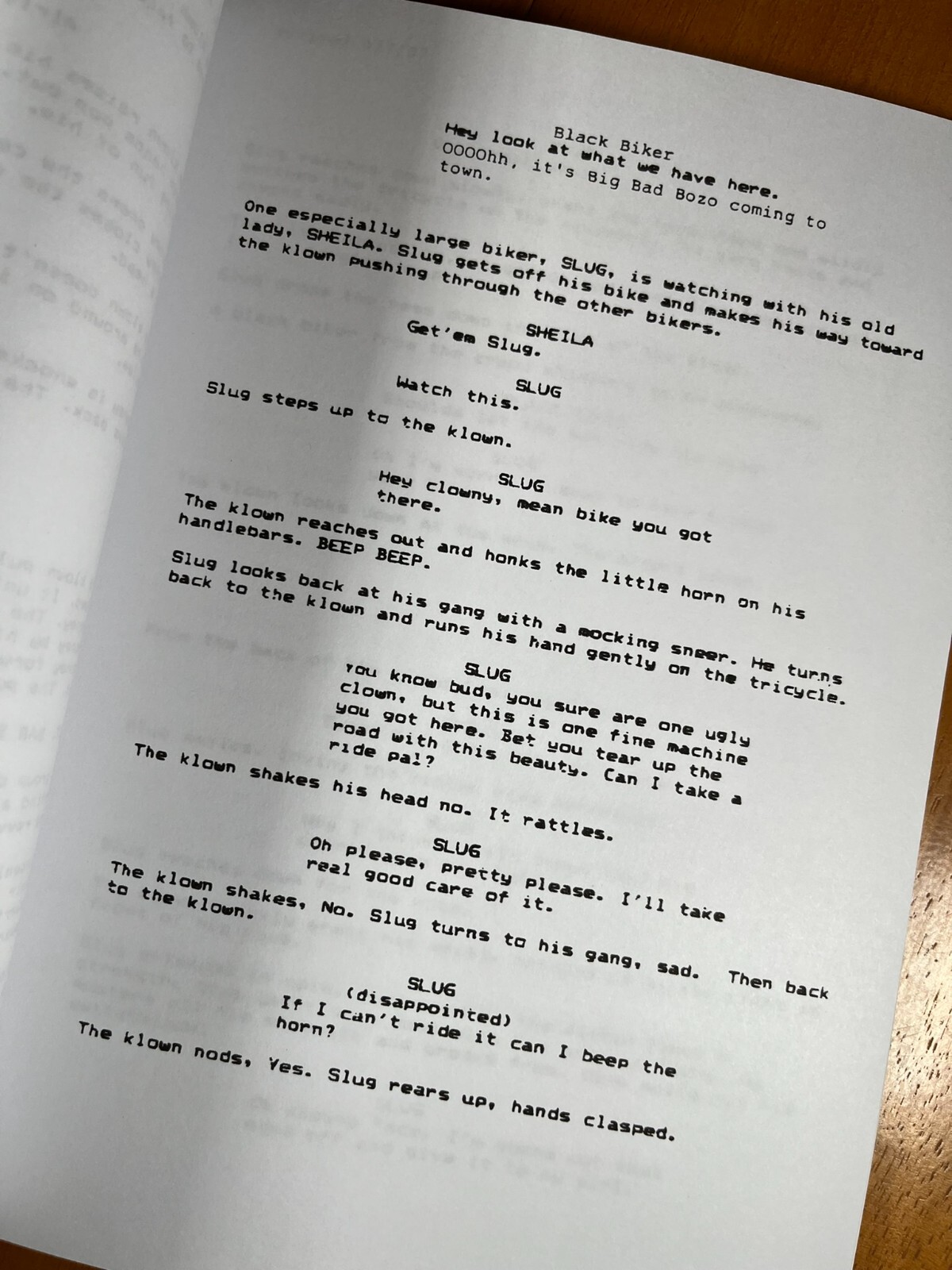 Killer Klowns From Outer Space Script Signed- Autograph Reprints- 107 Pages