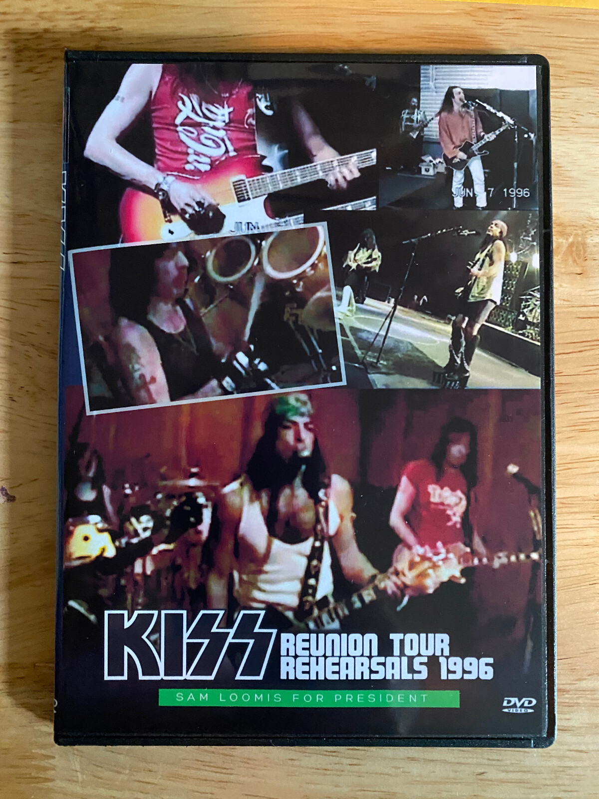 KISS – Reunion Rehearsals 1996 DVD Gene Simmons Ace Frehley Peter Criss