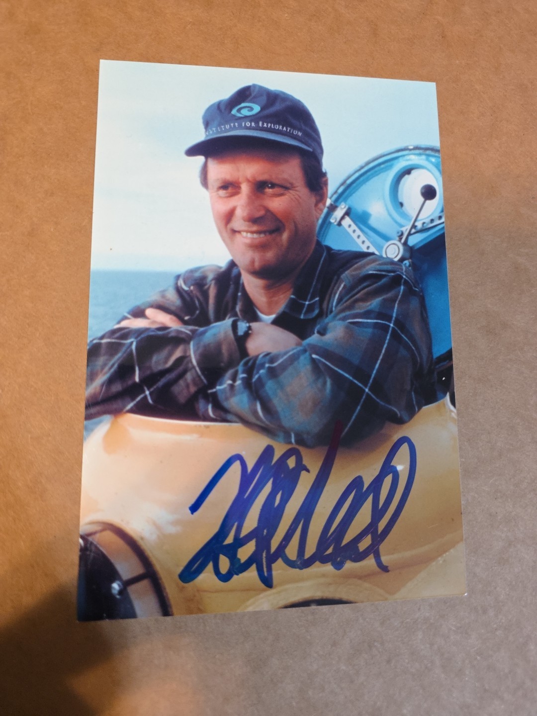 Titanic Discoverer ROBERT BALLARD Signed 4×6 Photo Institute For Exploration