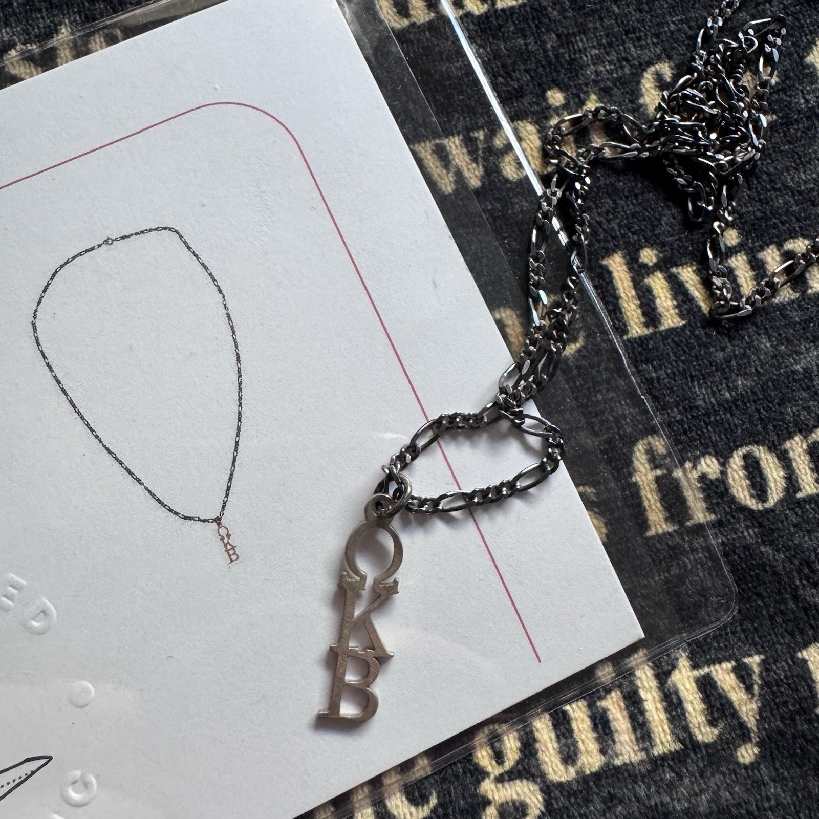 Scream 2 Screen Used Sidney Prescott Omega Kappa Beta Necklace + COA – Ghostface