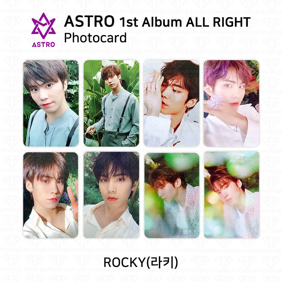 ASTRO 1st Album All Light Official Photocard Photo Card Rocky K-POP KPOP