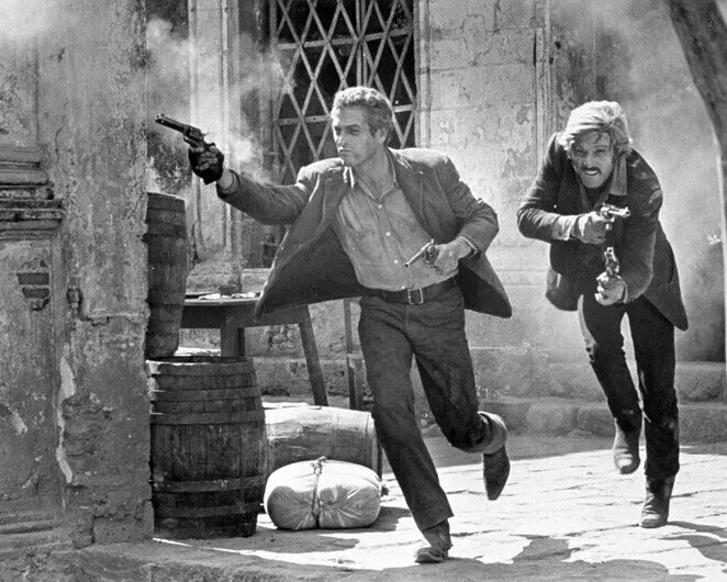 Robert Redford And Paul Newman Butch Cassidy And The Sundance Kid 8×10 Picture C