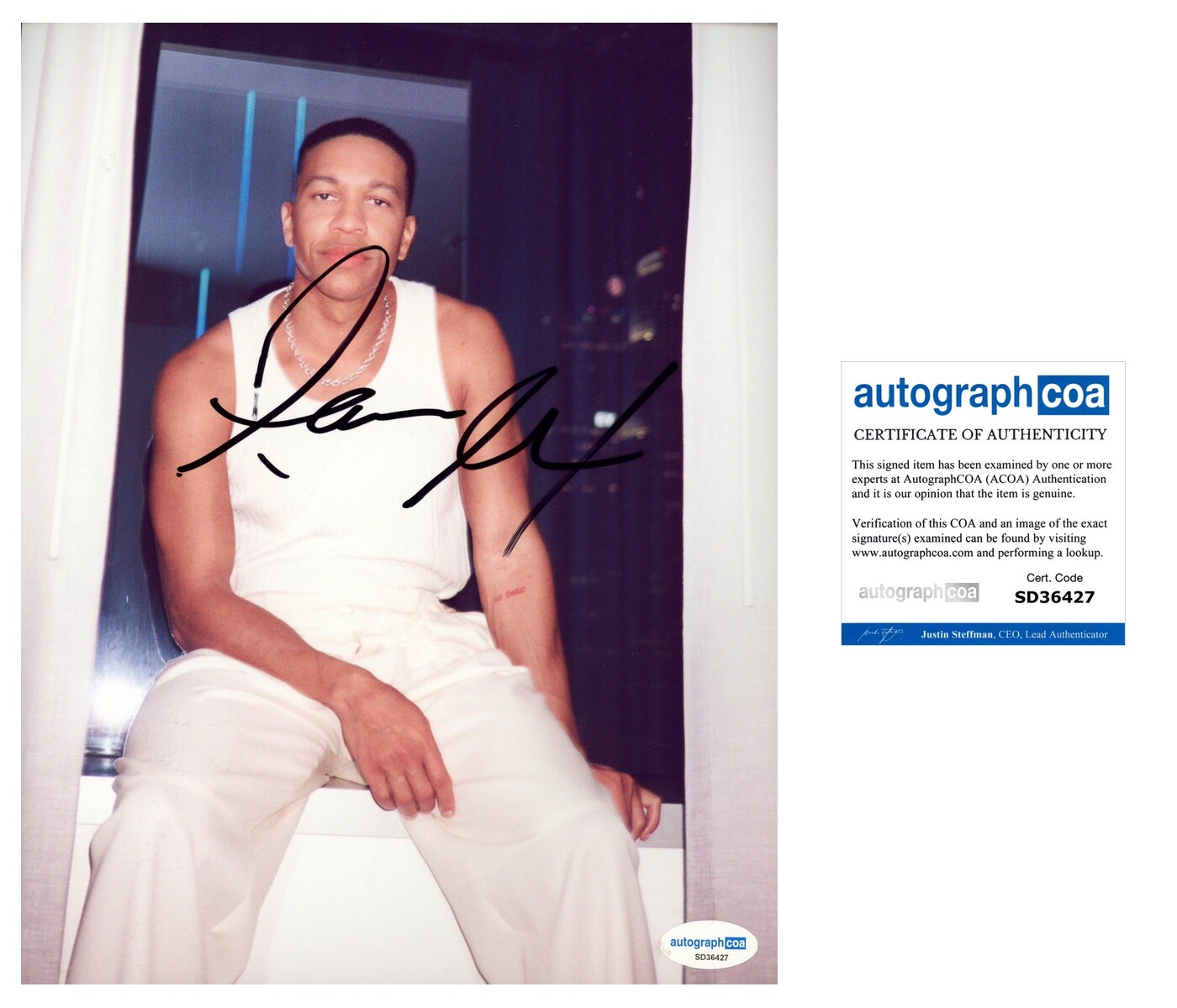 Aaron Moten ‘Fallout’ Signed 8×10 Photo TV Show ‘Maximus’ ACOA Amazon PROOF