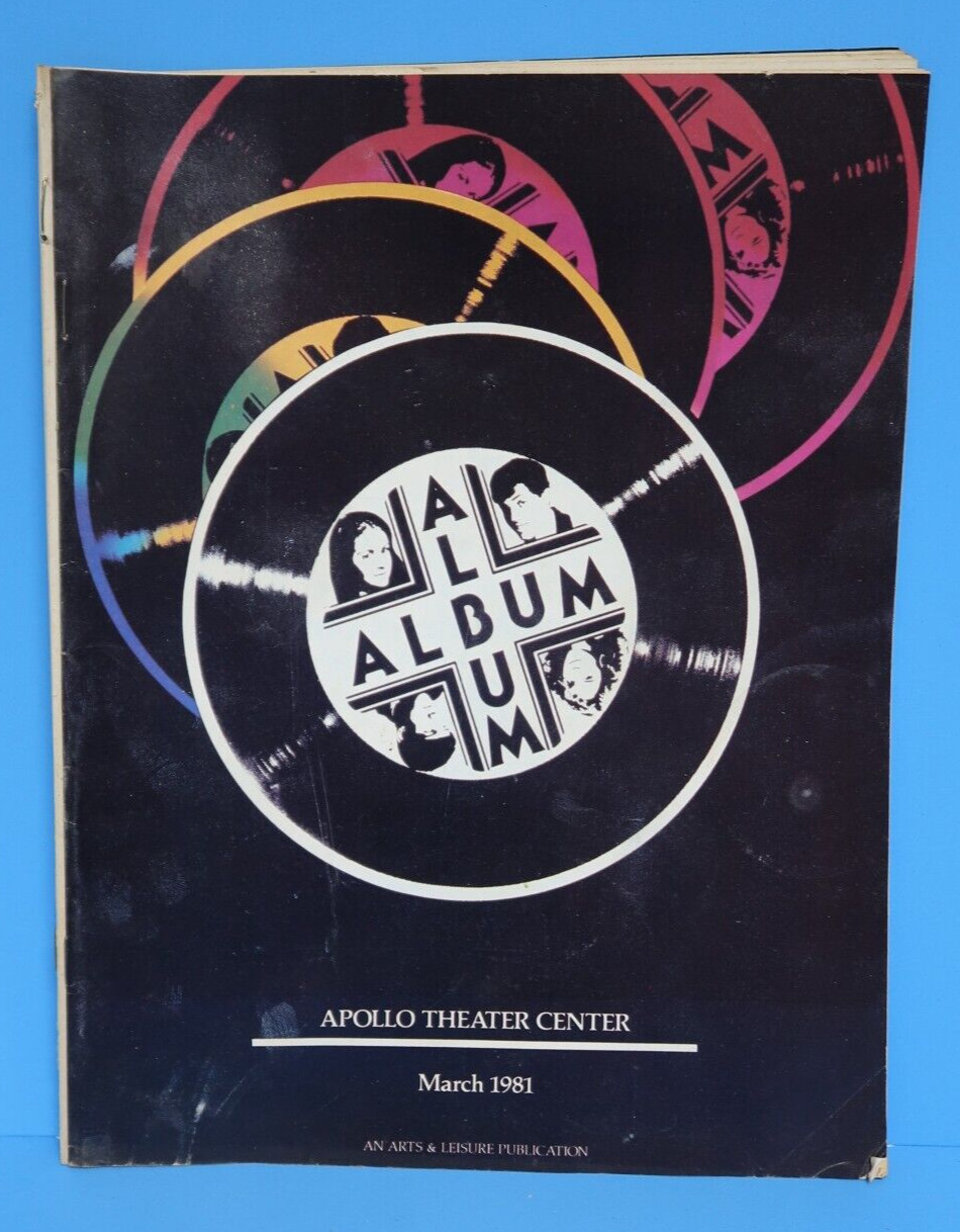 Apollo Theater Center March 1981 An Arts Leisure Program Magazine Cardinal Tosca