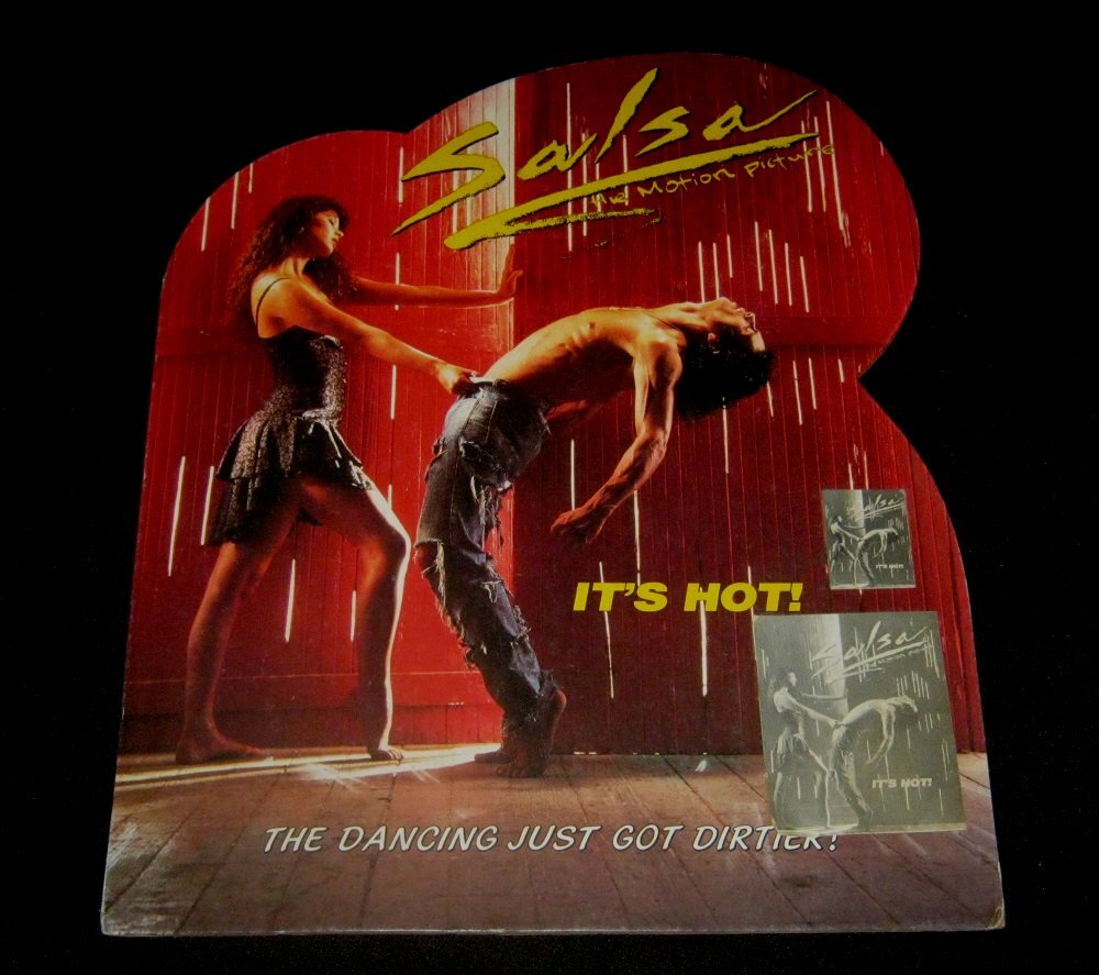 Originl SALSA DIRTIER DANCING Standee & O/S DRACO ROSA Magali & Angela Alvarado