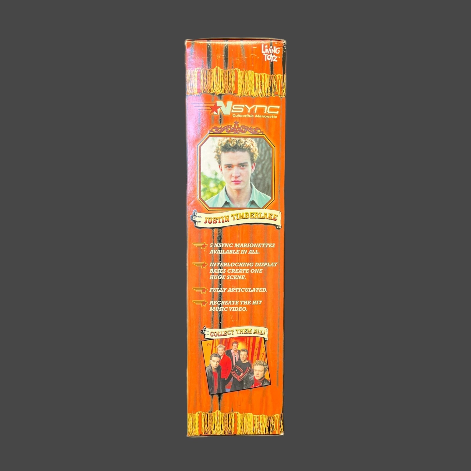 NSYNC Collectible Marionette Doll – 2000 Living Toyz – Justin Timberlake
