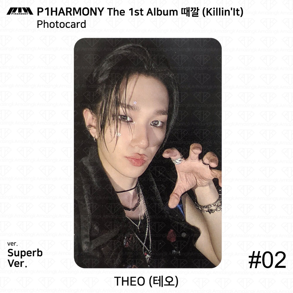 P1Harmony The 1st Album Killin’It Superb Ver Photocard Polaroid Theo Keeho Intak