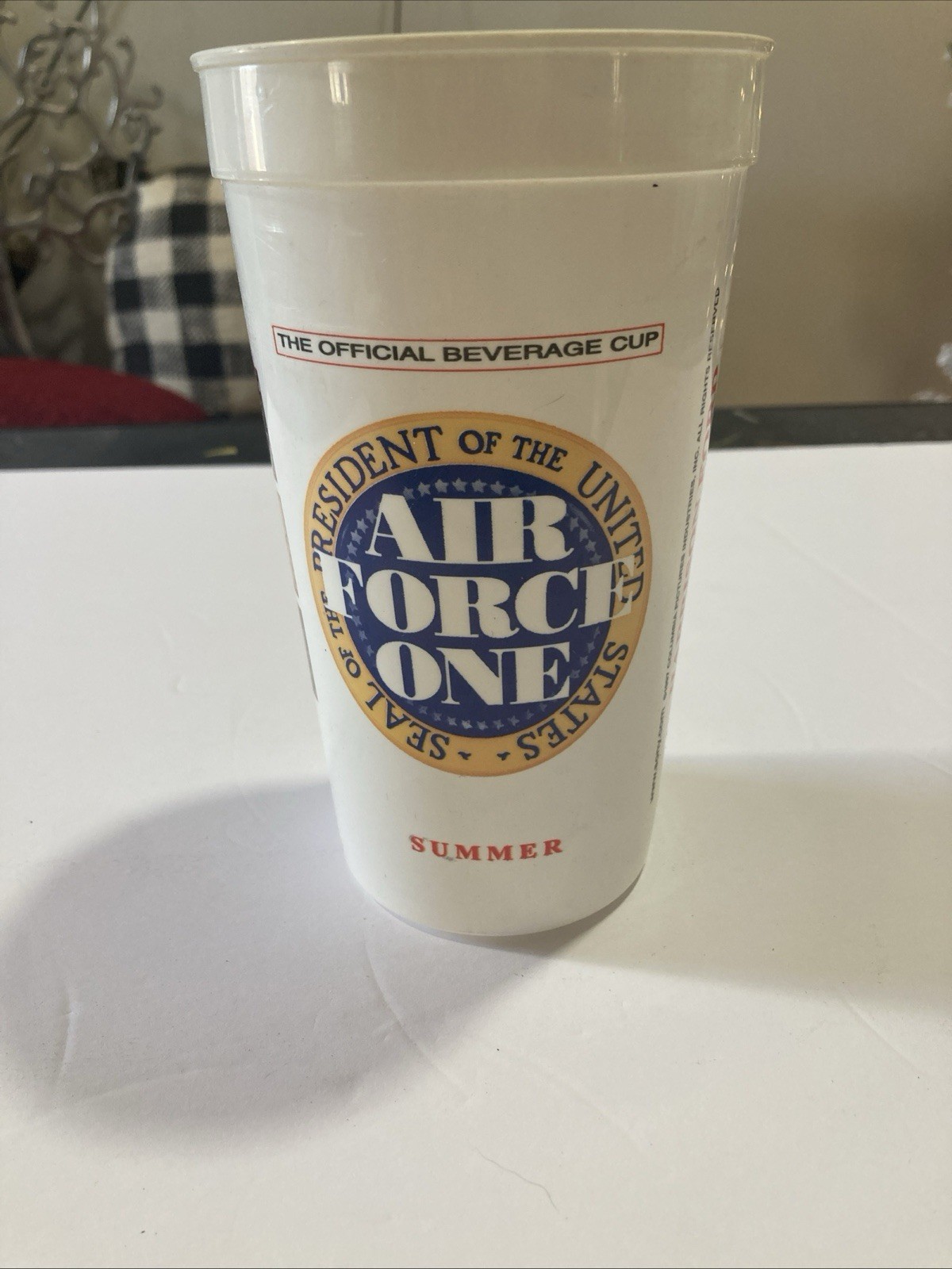 VTG. SUMMER 1997 “AIR FORCE ONE” HARRISON FORD MOVIE CINEMA BEVERAGE LARGE CUP
