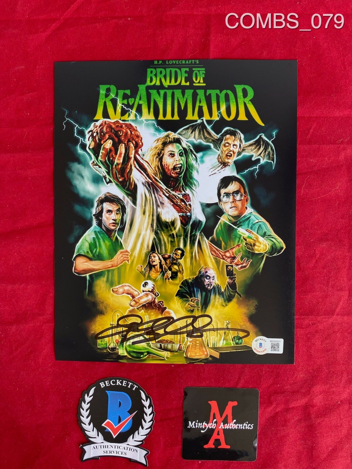 JEFFREY COMBS AUTOGRAPHED SIGNED 8×10 PHOTO! RE-ANIMATOR BECKETT COA! HORROR!
