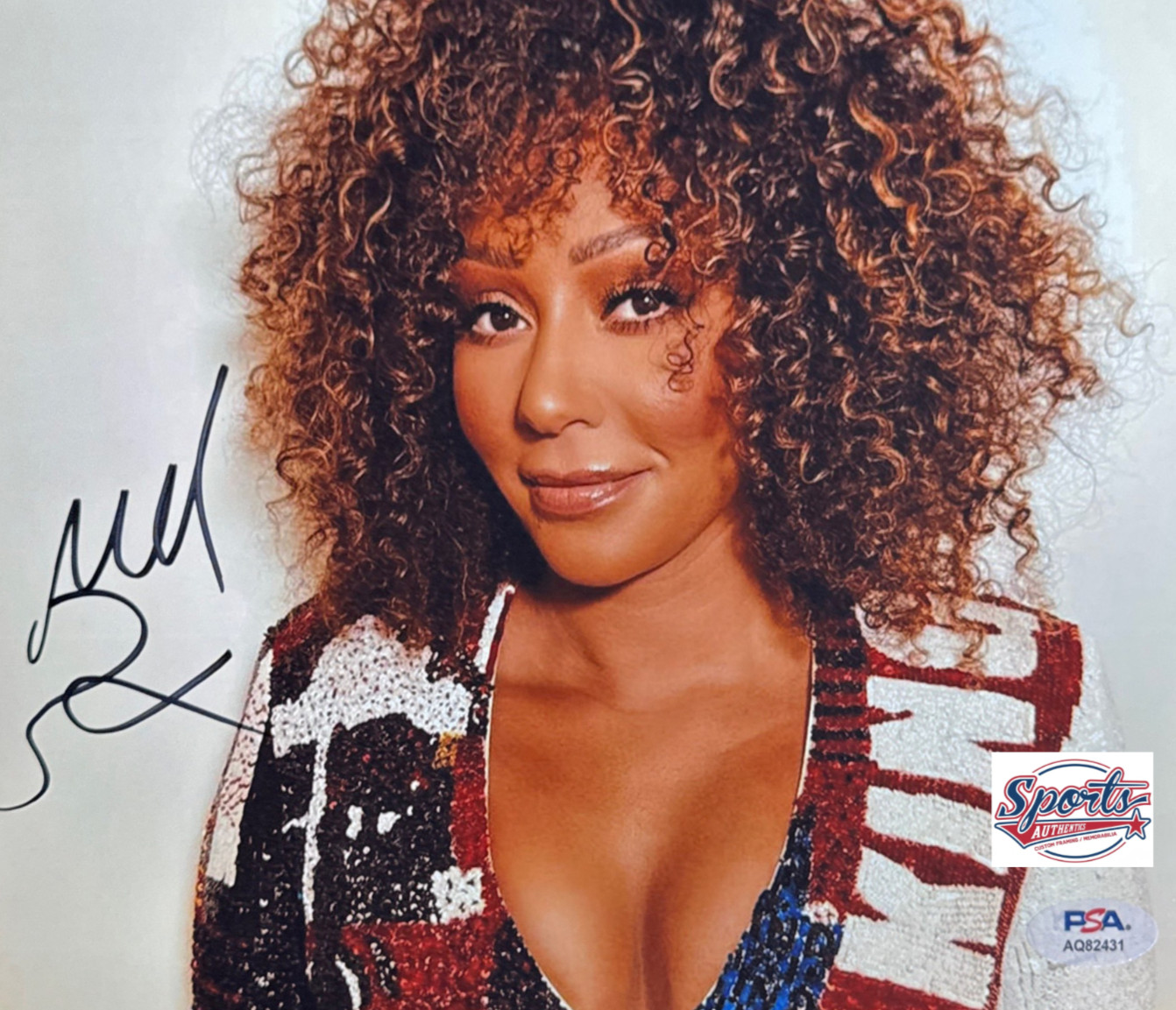 Mel B Spice Girls Signed 8×10 Photo PSA AQ82431