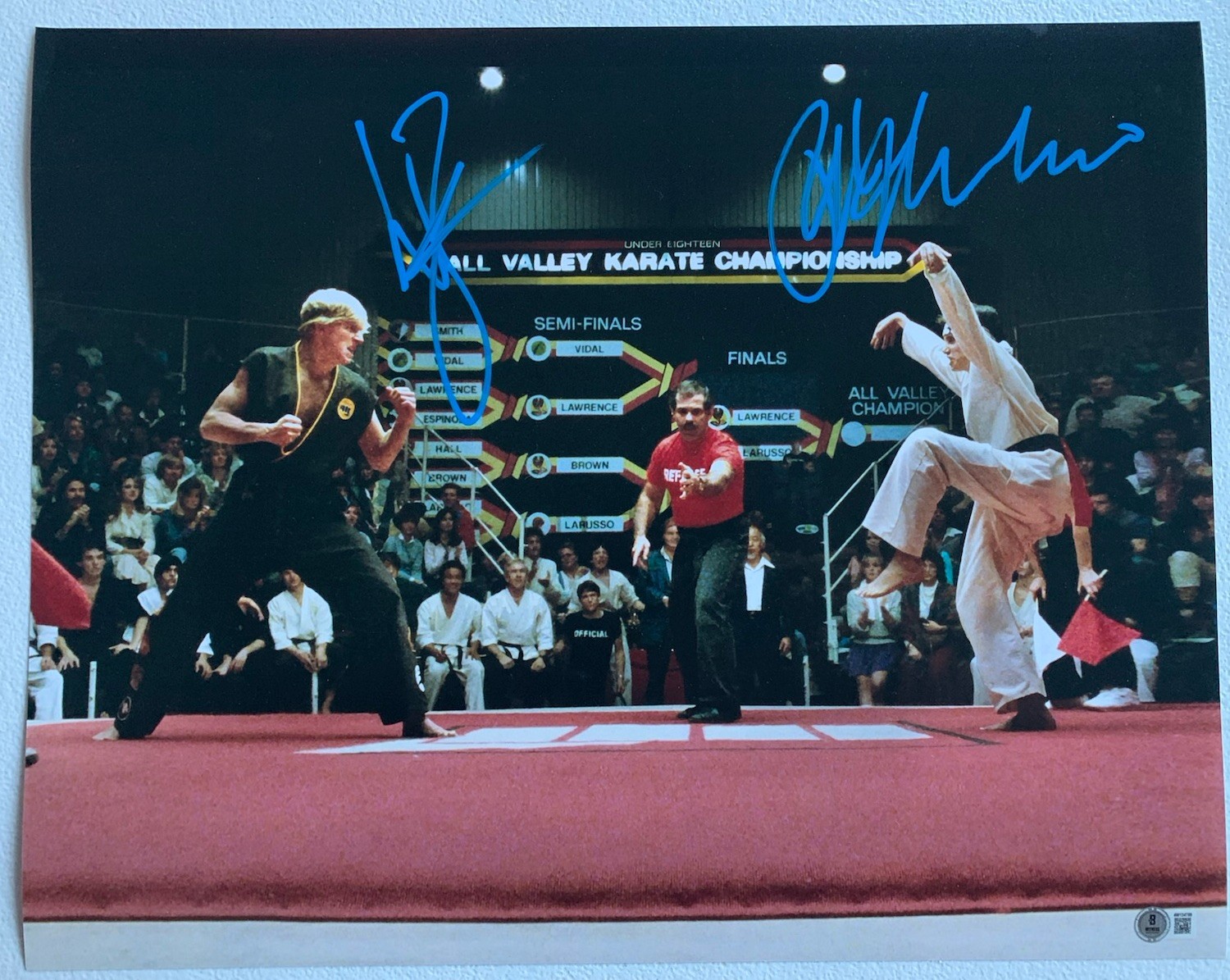 Ralph Macchio William Zabka Signed Autographed Karate Kid 16×20 Photo Beckett