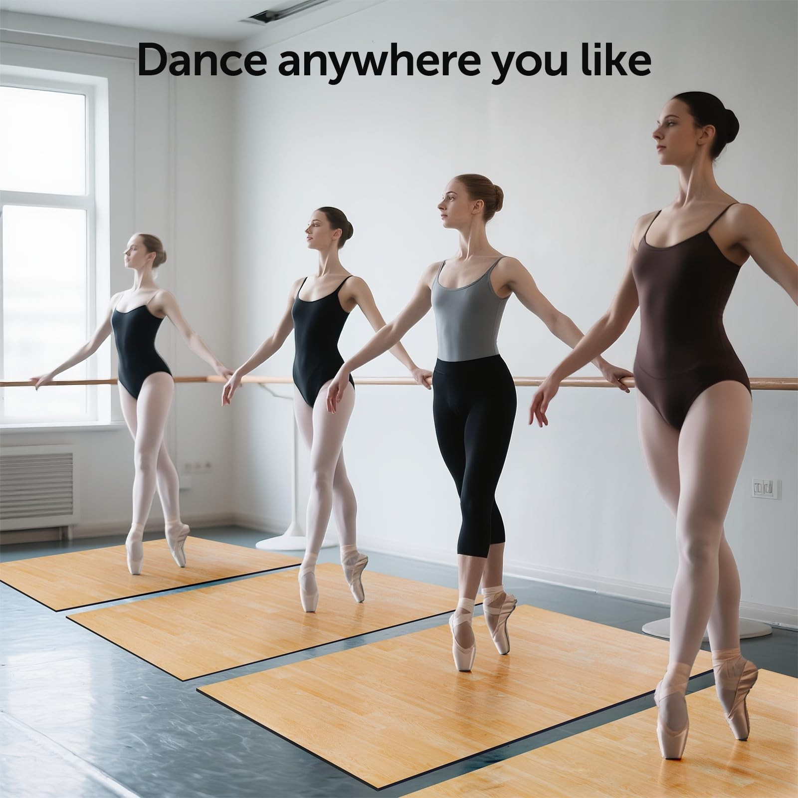 Marley Dance Floor, Portable Dance Floor Mat for Ballet Jazz & Pop, Non-Slip …