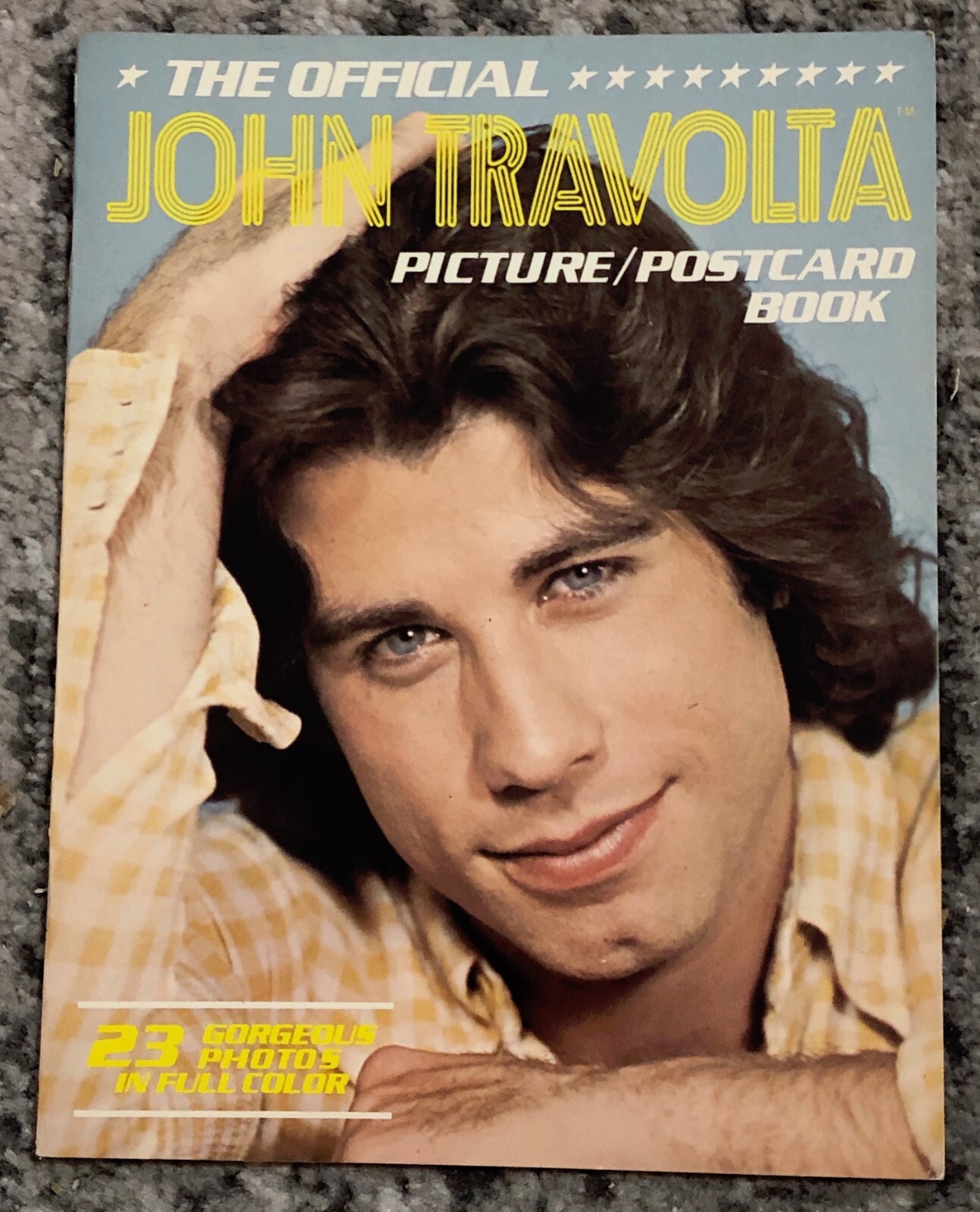 John Travolta Postcard Book Vintage Unused 1978 Grease Saturday Night Fever