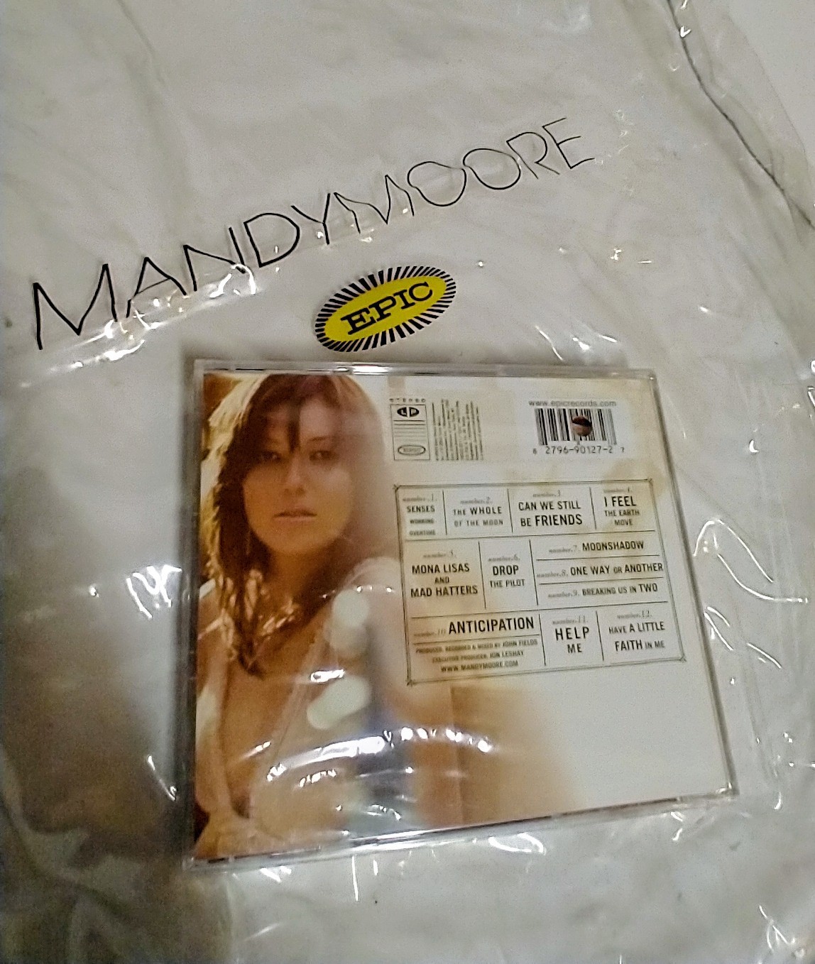 Mandy Moore (This is Us) Water-resistant Promotional Only Tote Bag & Coverage CD