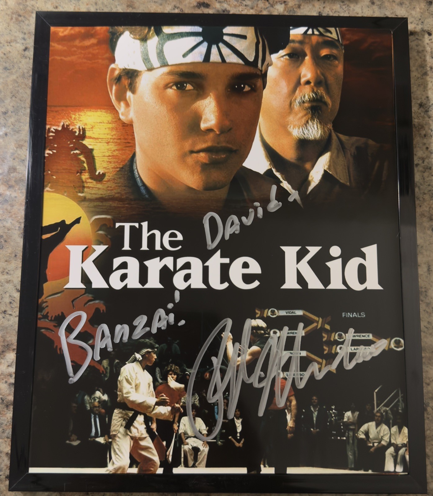 Ralph Macchio Signed To David Celebrity Autograph 8×10 Karate Kid Daniel