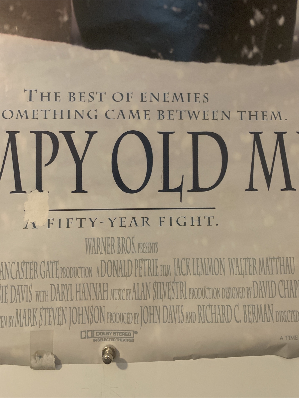GRUMPY OLD MEN Original One Sheet Movie Poster – 1993