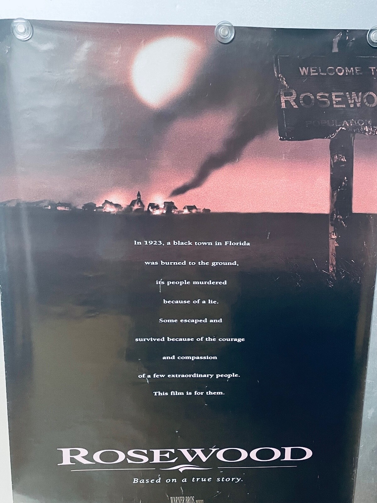 Rosewood Movie Poster 40×27 D/S Double Sided