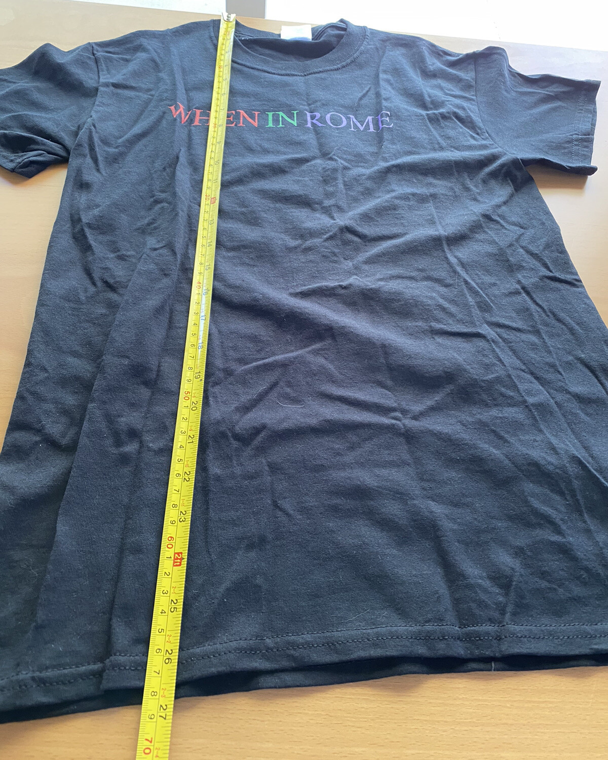 (Rare) 2016 WHEN IN ROME (The Promise) Authentic Concert T Shirt Small w/TICKET