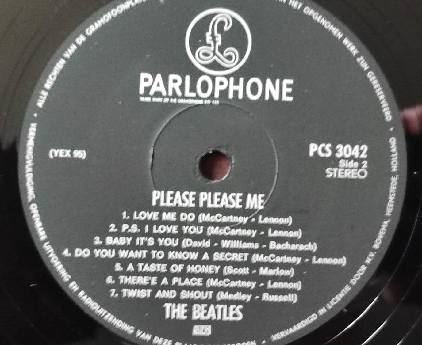 Original Mint 1963 Beatles Please Please Me 5th Dutch Pressing on Parlophone