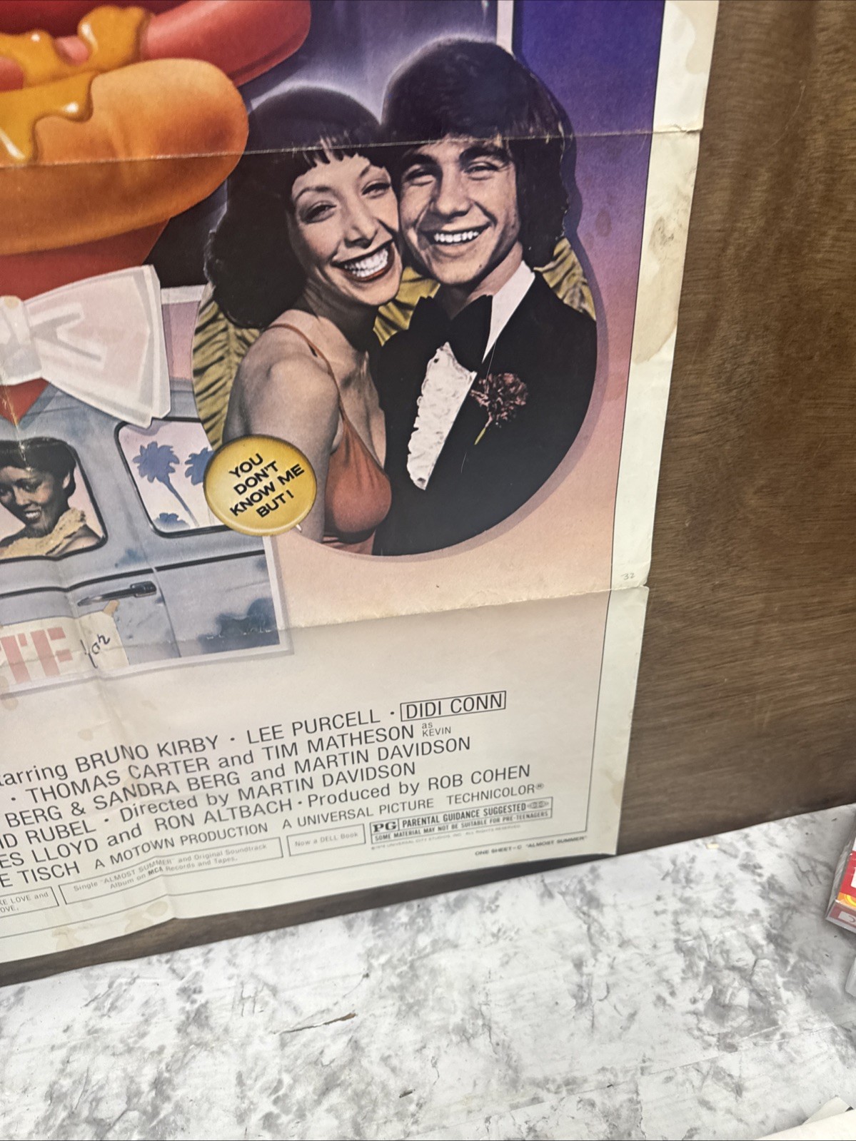 MOVIE POSTER ~ Almost Summer 1978 One Sheet “C” 27×41″ Bruno Kirby Lee Purcell ~