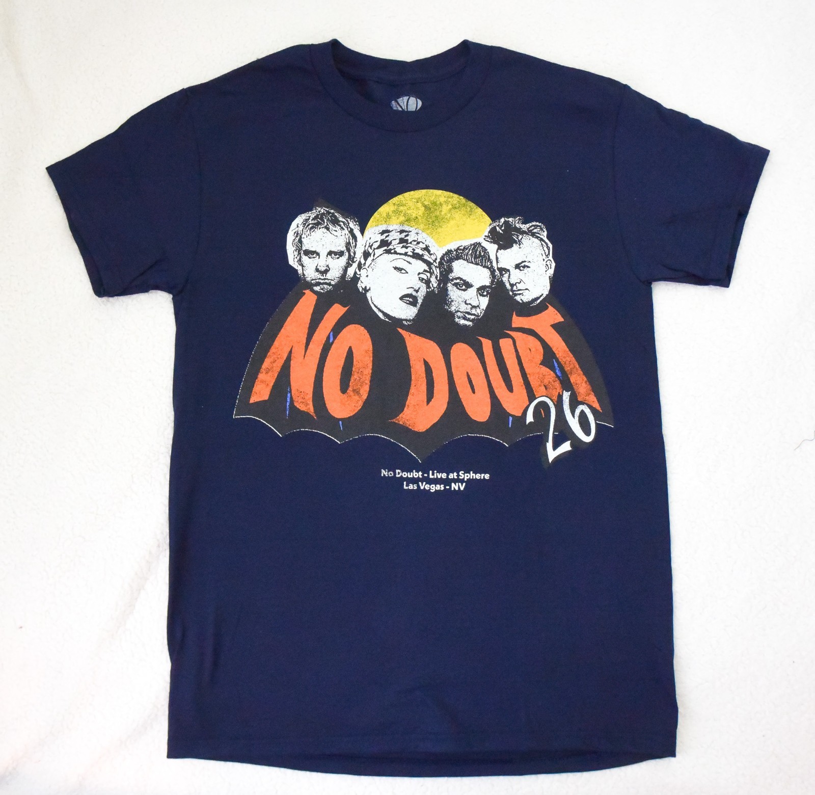 *NO DOUBT* 2026 Sphere Residency AUTHENTIC Concert Bat Logo Tee – SMALL – NEW!