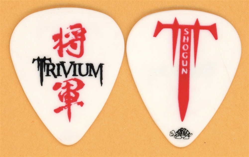 Trivium Matt Heafy Vintage Guitar Pick – 2009 Shogun Tour