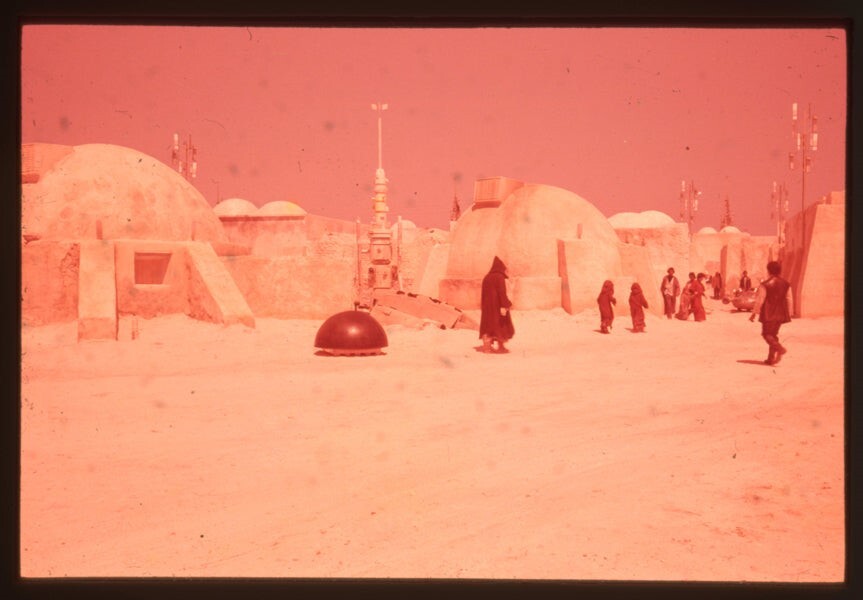 Star Wars Mos Eisley Space Port Tatooine 1977 Original 35mm Transparency RARE