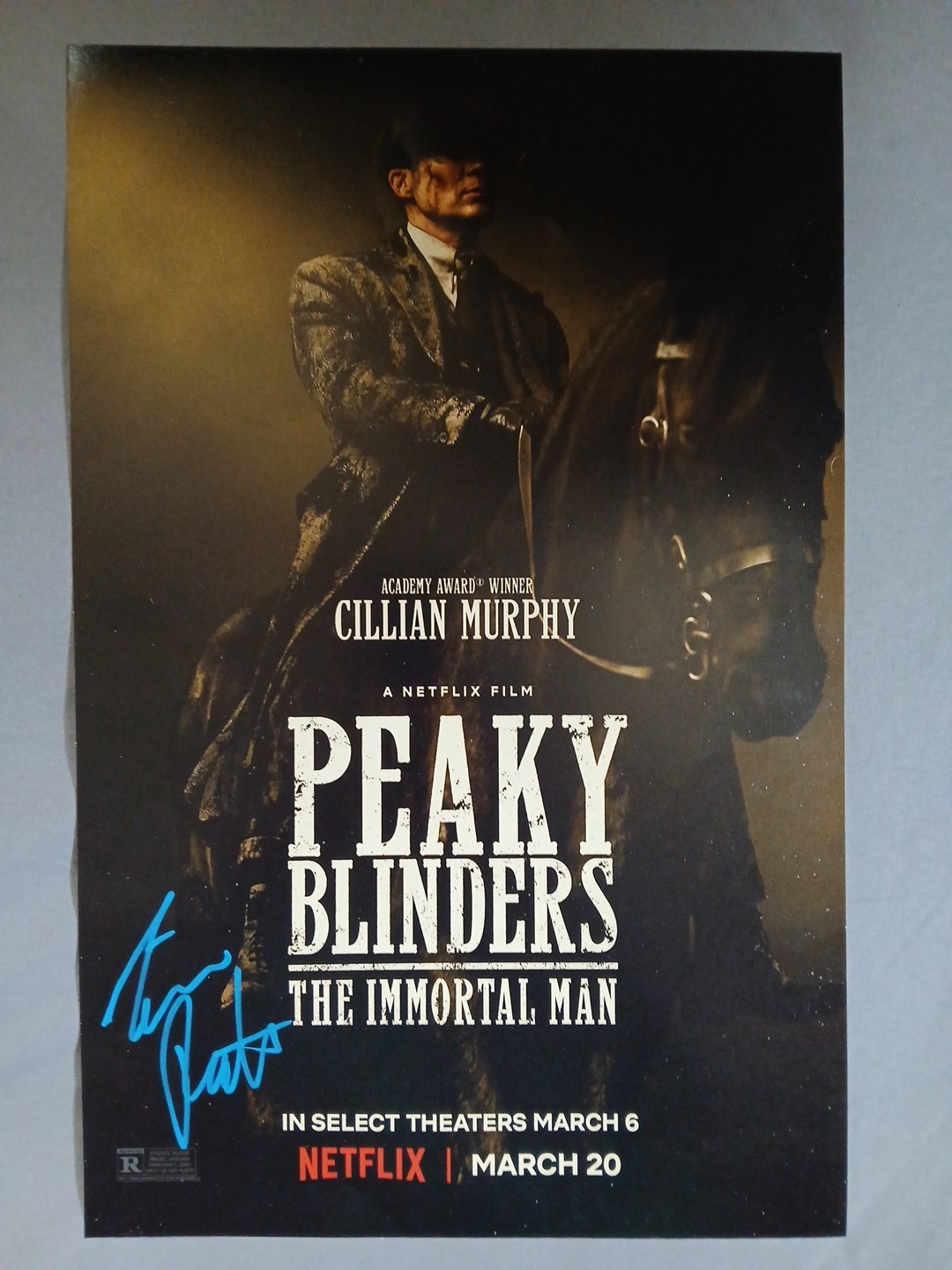 TIM ROTH Hand Signed PEAKY BINDERS 🔥 11X17 Photo 📸
