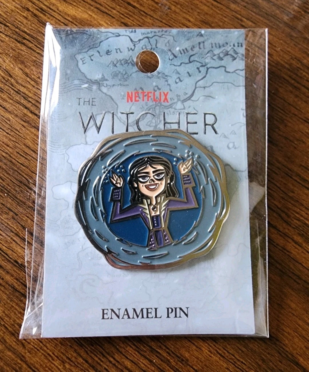 The Witcher Yennefer Stylized Enamel Pin Netflix New