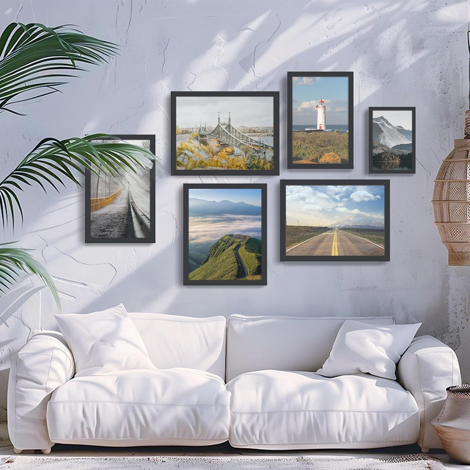 27×40 Black Poster Frame HD Plexiglass Wall Mount Horizontal Vertical 1 Pack