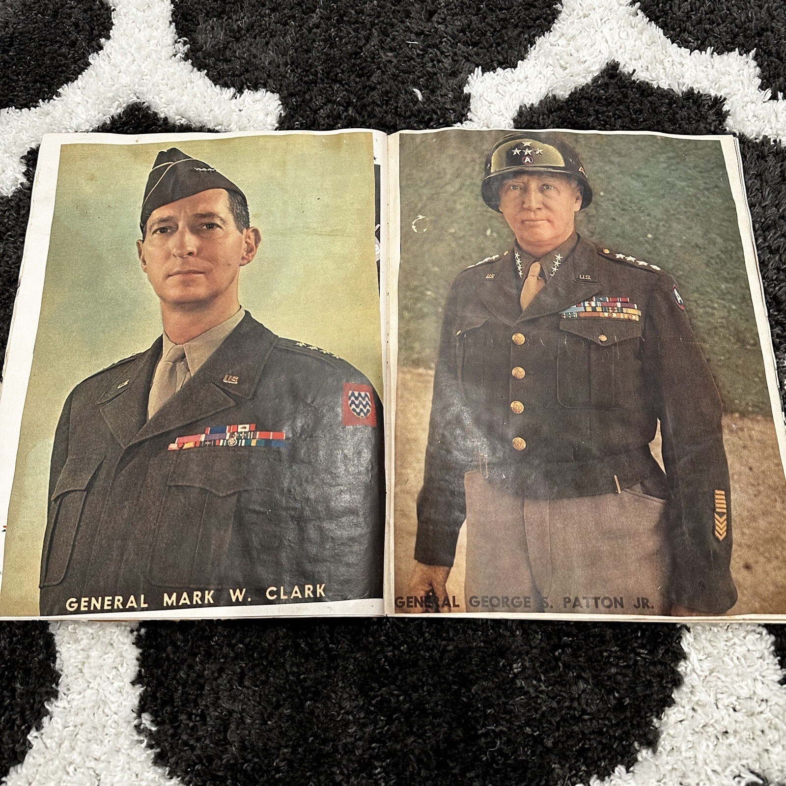 Vintage Handmade Movie Star Celebrity WW2 Magazine Clippings Scrapbook 40’s