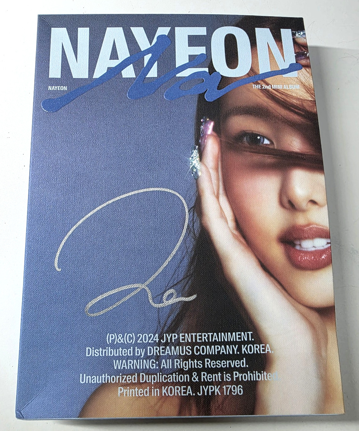 TWICE NAYEON NA 2ND MINI A VER ALBUM CD Hand Autographed(Signed)