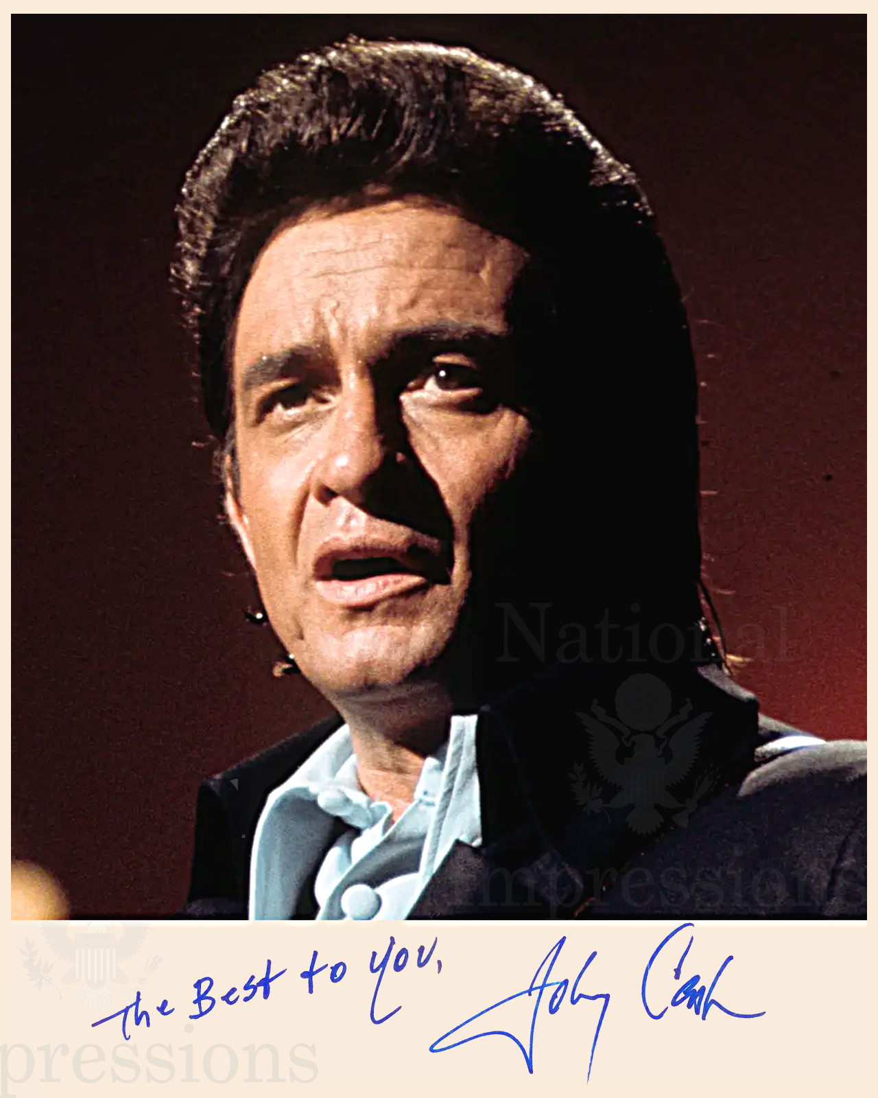 Johnny Cash Autograph signed Photo 8×10 REPRINT Autograph signed 2
