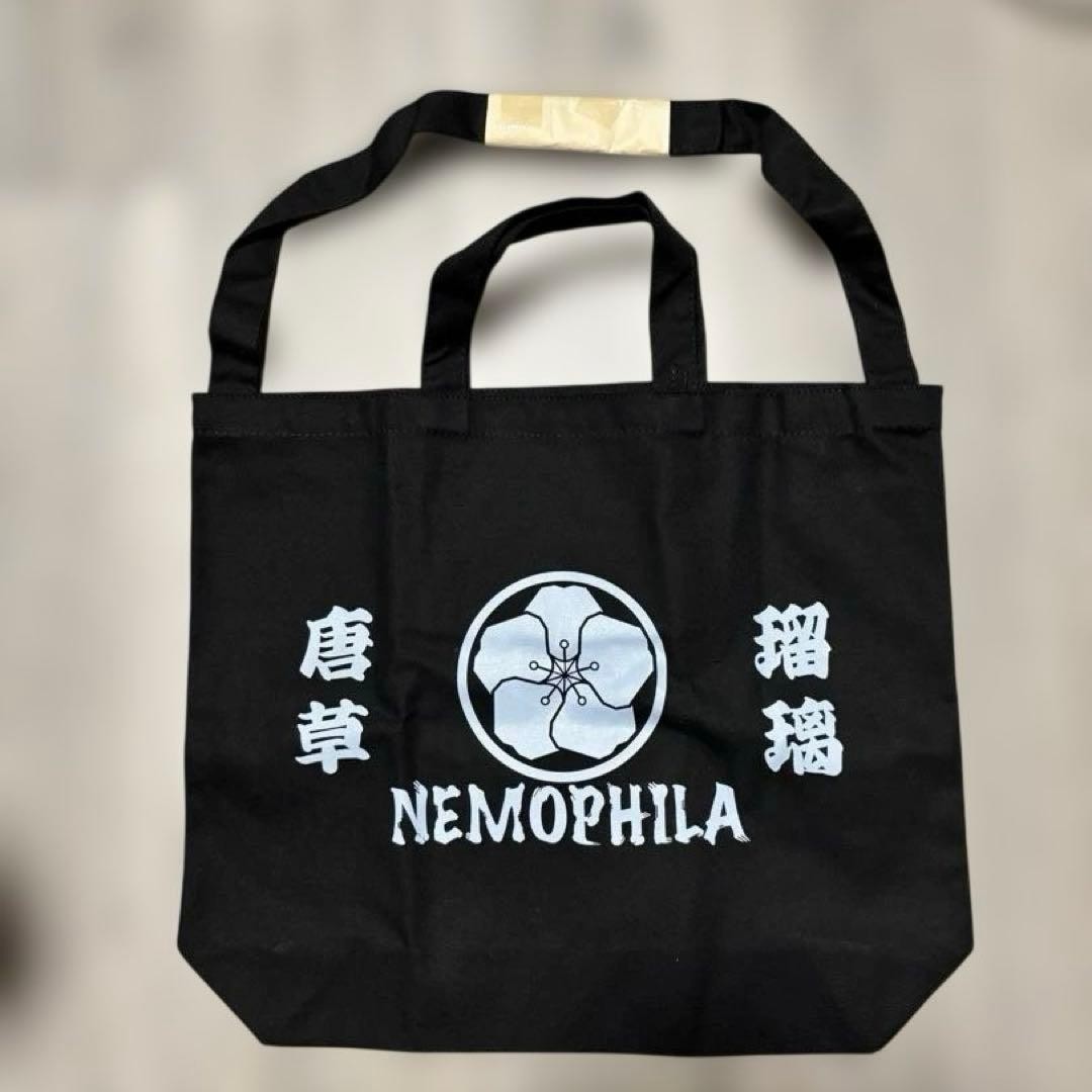 NEMOPHILA EVOLUE 2Way Tote Bag Blue Logo Penlight Official Goods Set Japan New