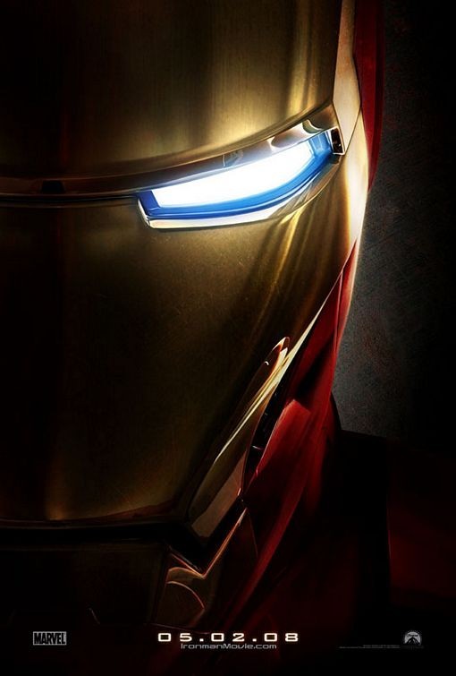 Iron Man 2008 Movie Poster Wall Art (f) 11×17″ 24×36″ 27×40″ Robert Downey Jr.