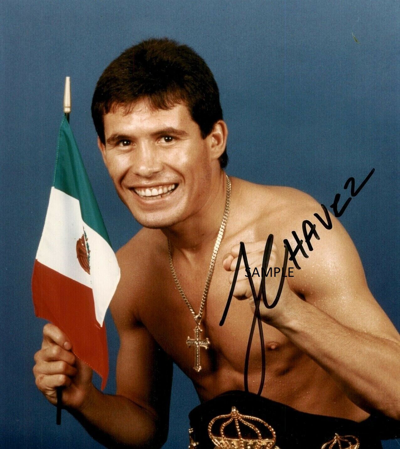 JULIO CESAR CHAVEZ REPRINT SIGNED 8X10 PHOTO AUTOGRAPHED CHRISTMAS GIFT MAN CAVE