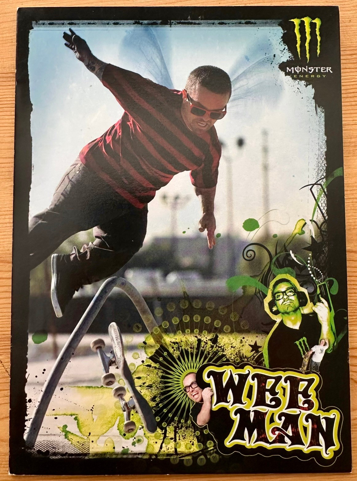 WEE MAN SIGNED AUTOGRAPHED 7″ X 5″ FRAME-ABLE GREETING CARD Jason Acuna Wee Man!