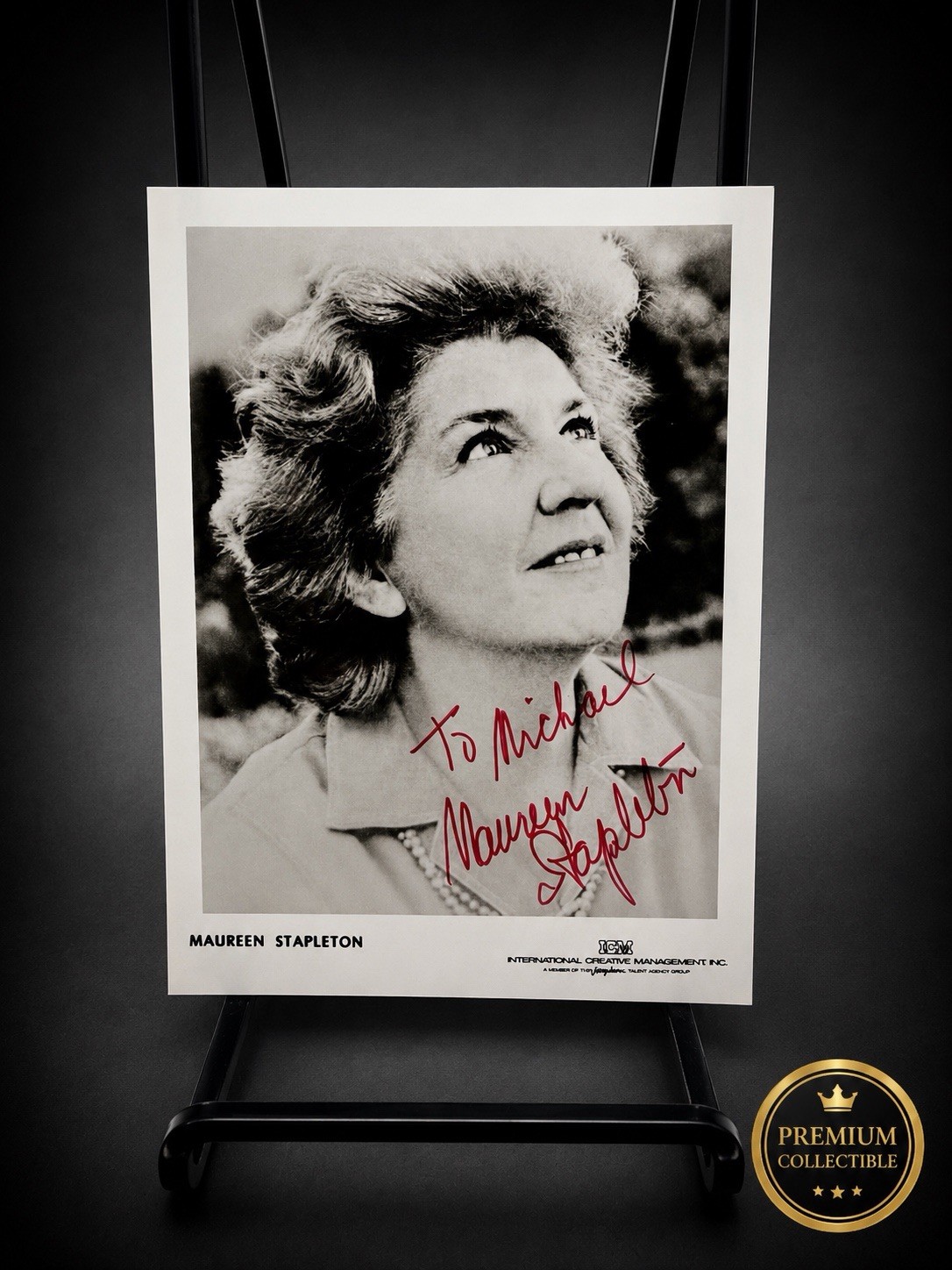 Maureen Stapleton “To Michael” Authentic Signed 4×5.5