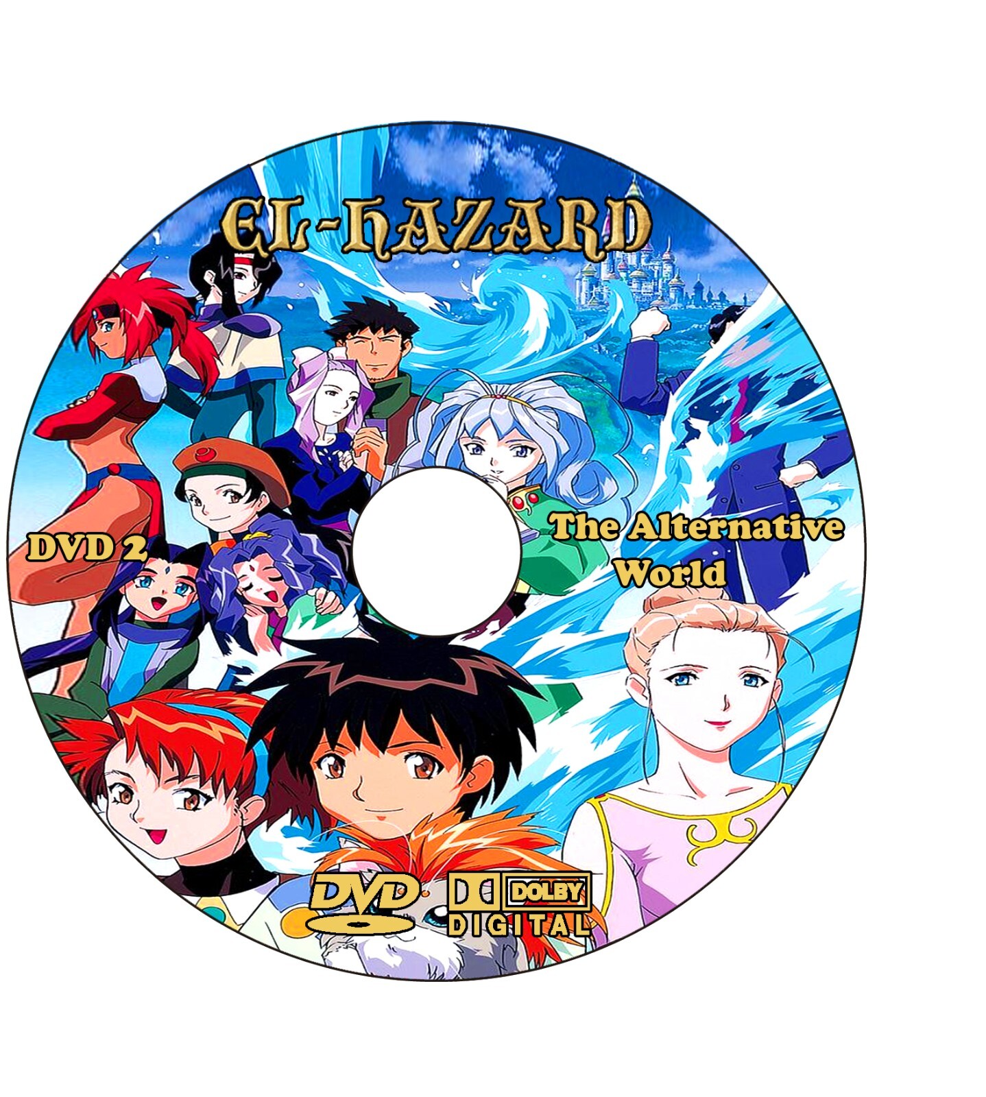 ANIME, EL HAZARD THE ALTERNATIVE WORLD, 1-50 EPISO, 7DVD,ENG/AUDIO, 2 BOX,2002