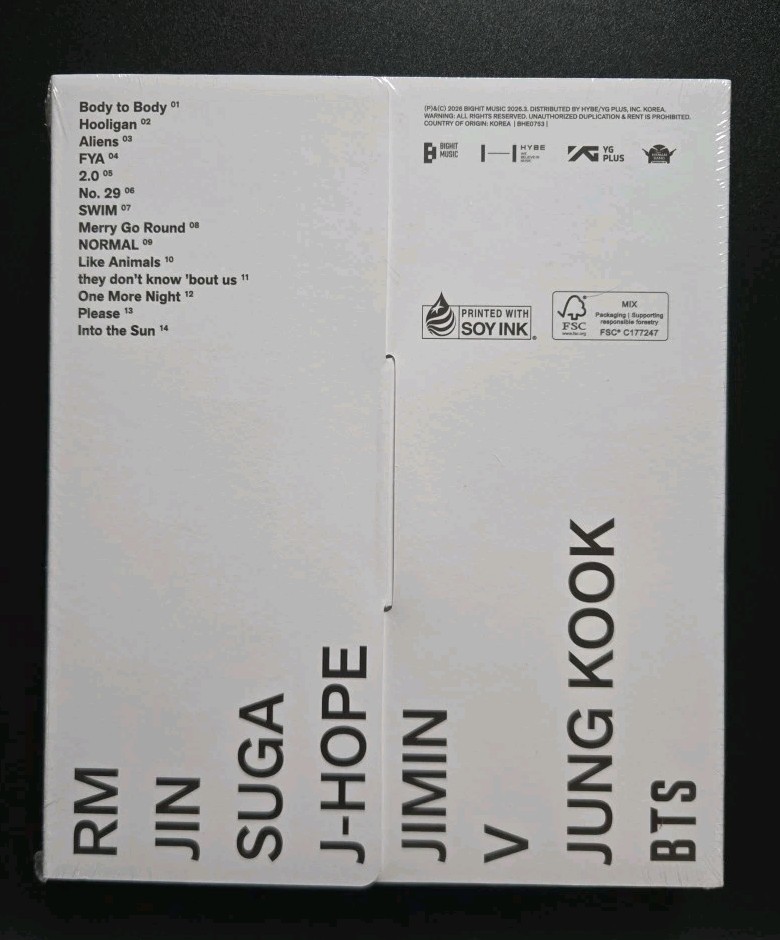 BTS Album ARIRANG Rooted in Korea/Music Target 2 Pack Set 14 Photocard US NEW