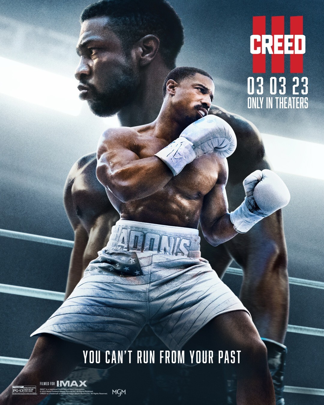 Creed III 3 – original DS movie poster 27×40 D/S – 2023 Style E Rarer MP4U MINT