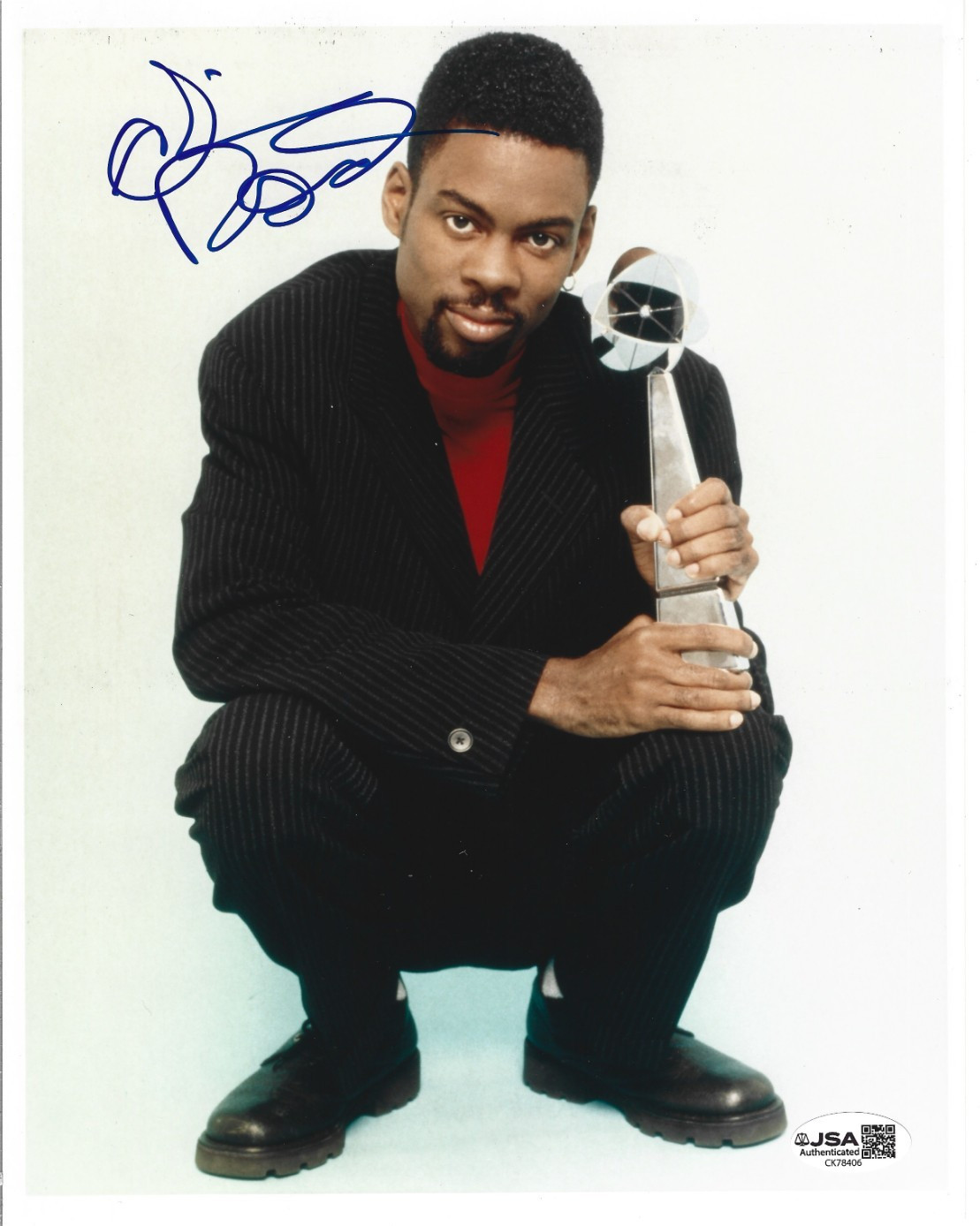Chris Rock comedian SIGNED Photo JSA COA Autograph Grown Ups Madagascar