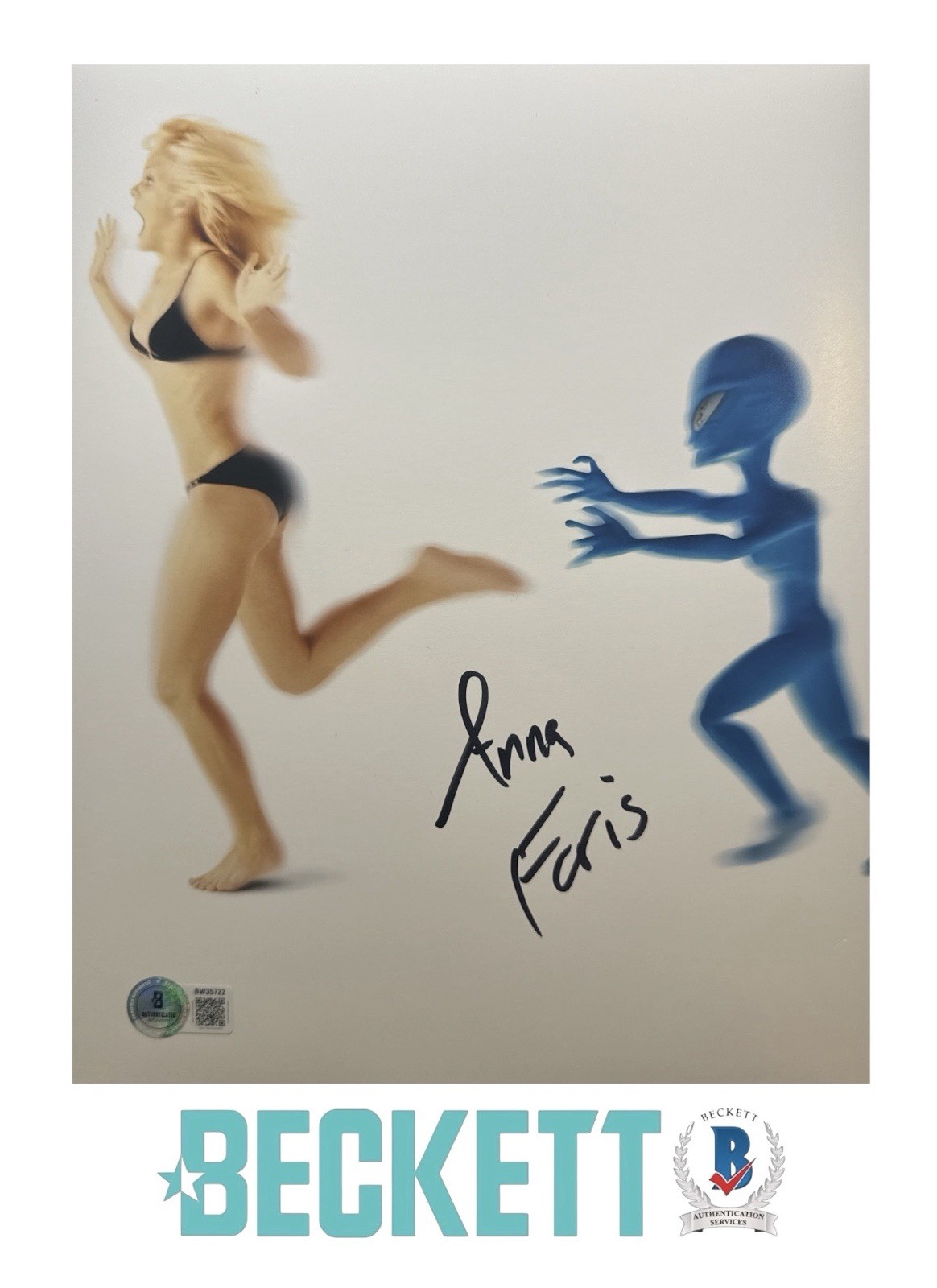 Anna Faris Autograph Signed 8×10 Scary Movie 3 Cindy Photo Beckett COA