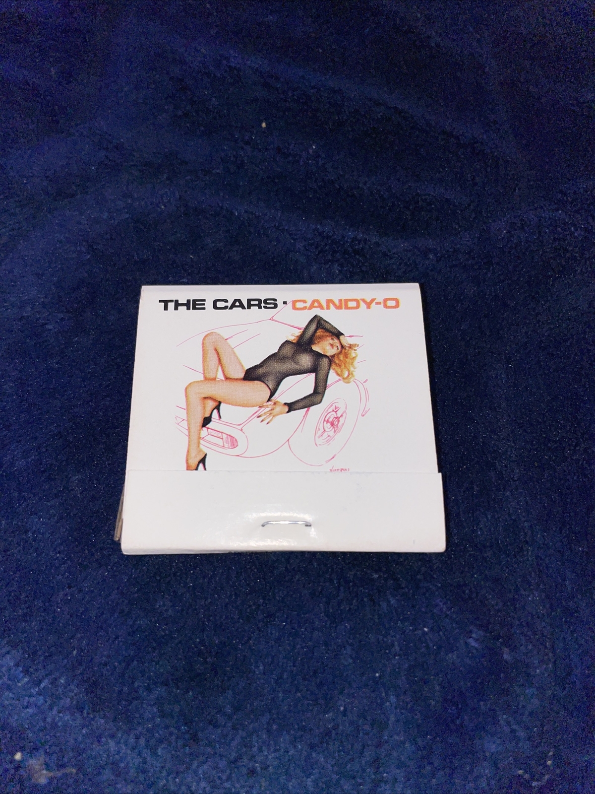 THE CARS 1979 CANDY-O MATCHES PACK – Promo Item Printed USA ( Red Version )