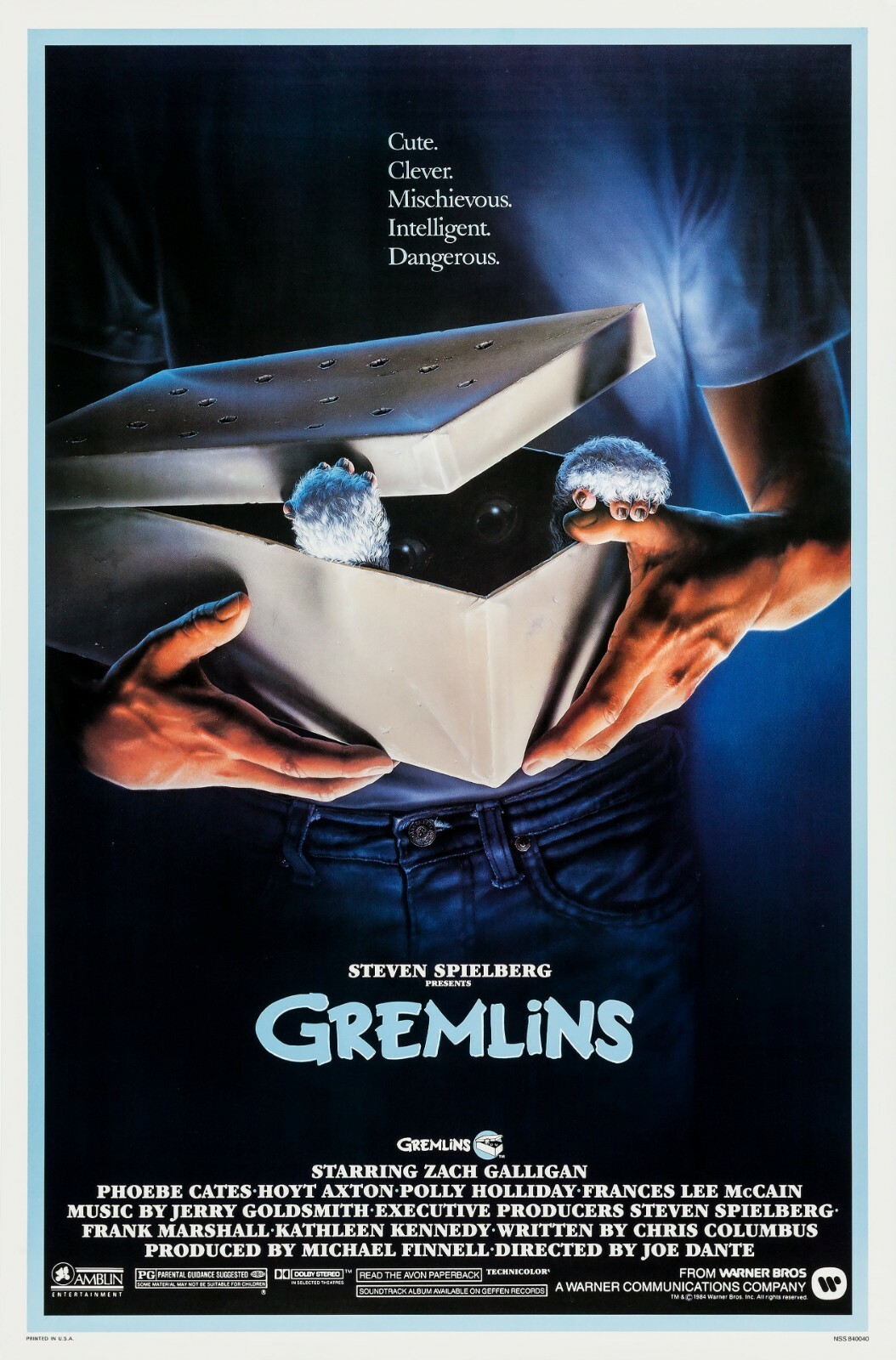 GREMLINS (1984) ORIGINAL MOVIE POSTER – ROLLED – JOHN ALVIN ARTWORK
