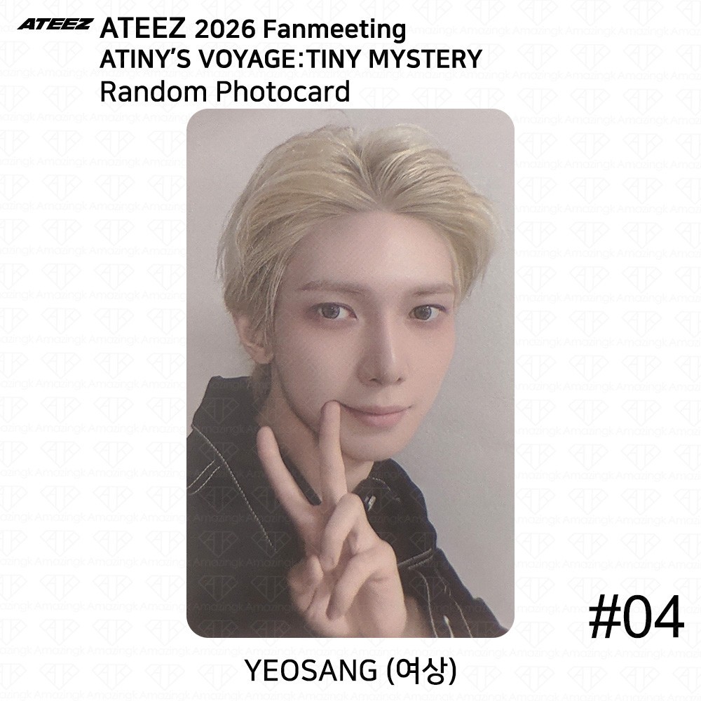 ATEEZ 2026 Fanmeeting ATINY’S VOYAGE:TINY MYSTERY Random Photocard