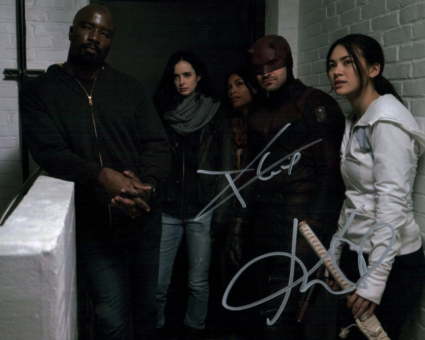 The Defenders 8×10 Signed Cox, Ritter Photo JSA Certified Autograph
