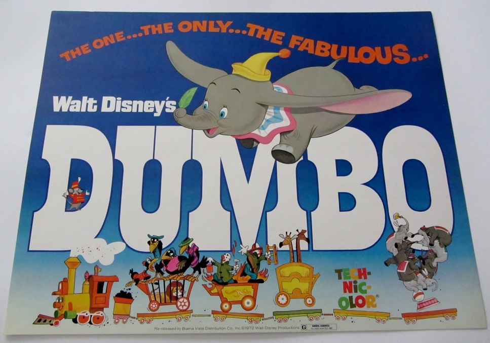 Walt Disney’s Dumbo movie poster print # 1 – 11 x 14 inches