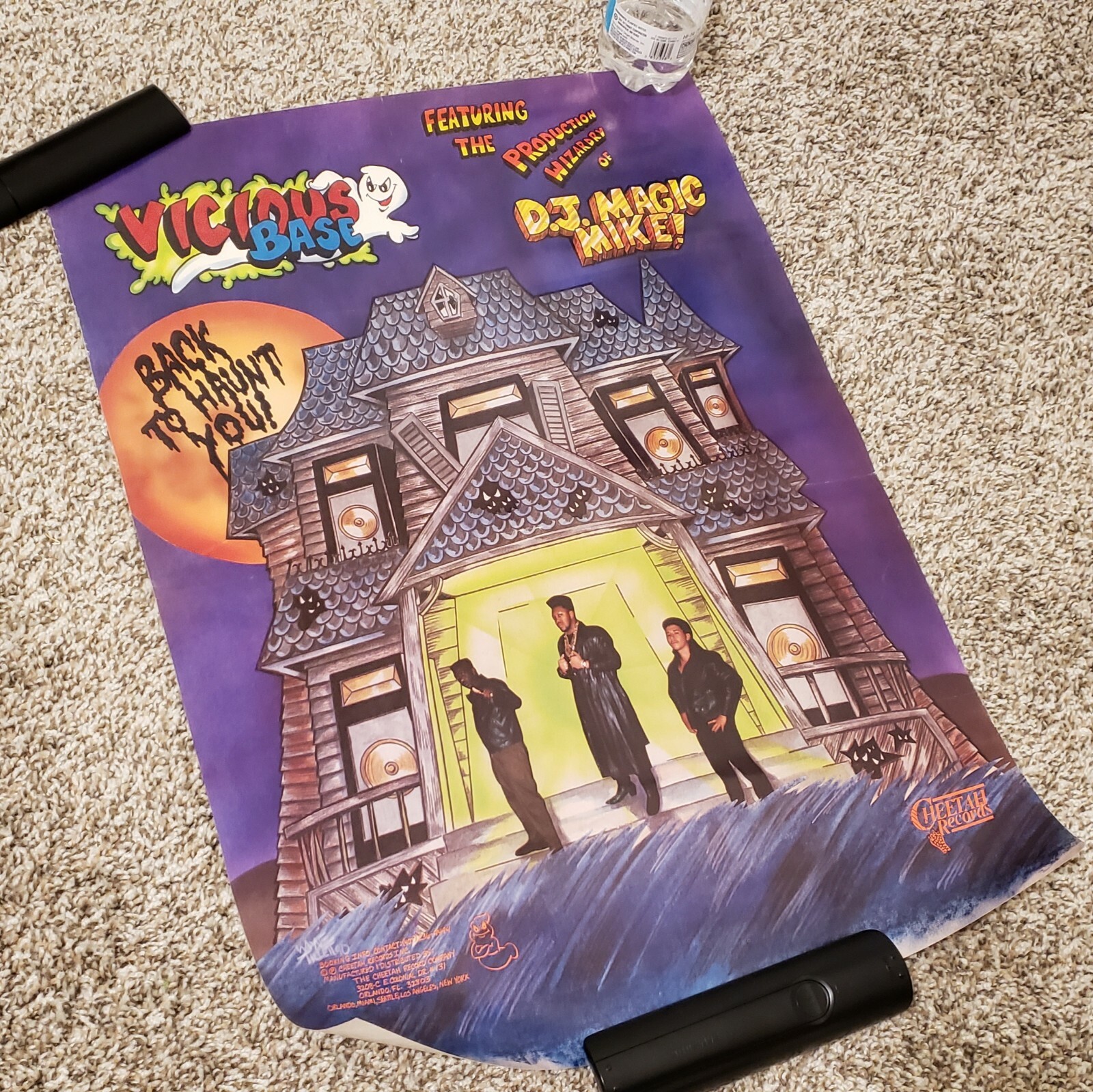 Vintage Rare 1991 DJ MAGIC MIKE Back To Haunt You Poster Miami Bass Orlando
